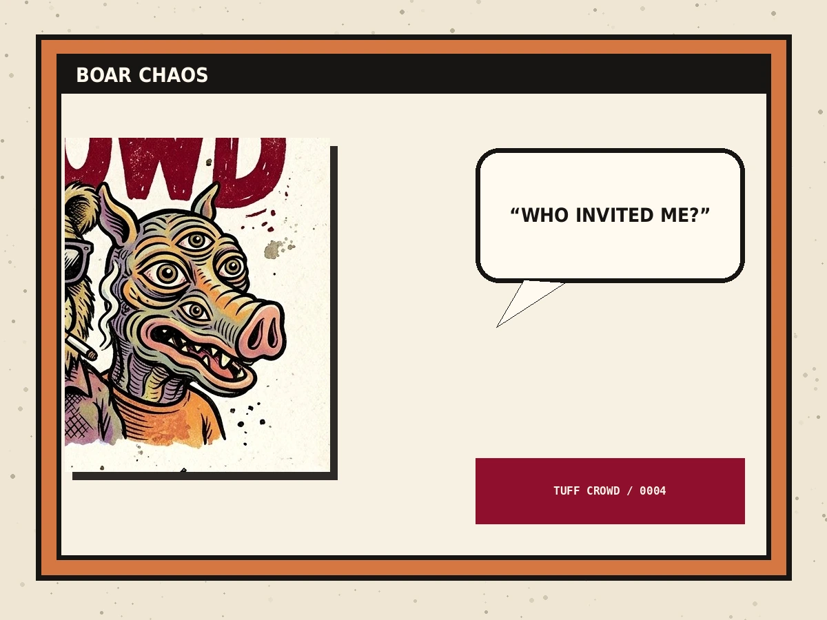 Boar Chaos comic panel